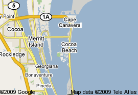cocoa beach mapx